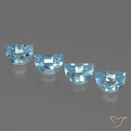 4.00ctw Natural Azul Cielo Topacio, Elegante, VS