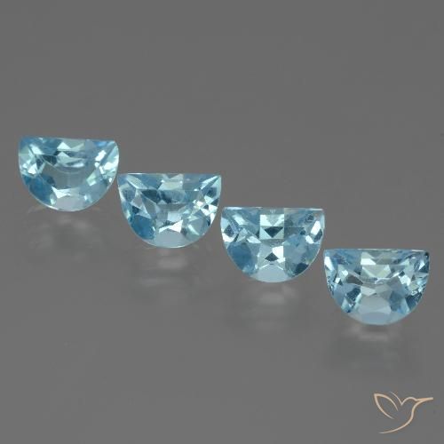 4.01ctw Natural Azul Cielo Topacio, Elegante, VVS-VS