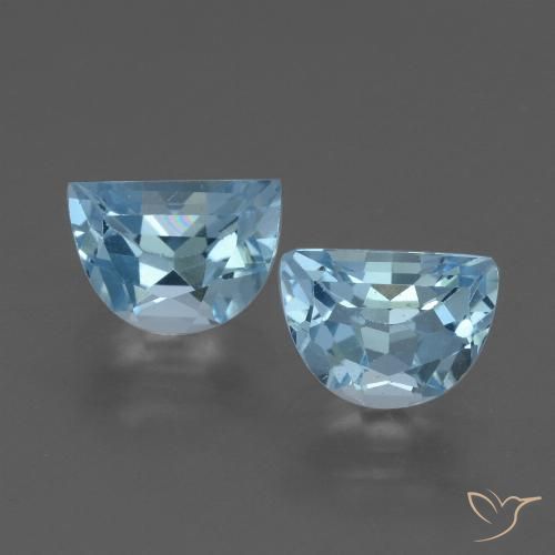 2.16ctw Natural Azul Cielo Topacio, Elegante, VVS-VS