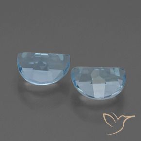 Gemas de Topacio Azul Cielo natural de 2.19 ct, Elegante, VS