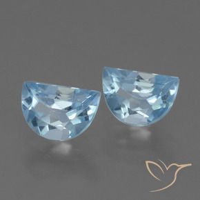 Gemas de Topacio Azul Cielo natural de 2.00 ct, Elegante, VS