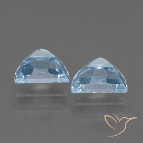 Gemas de Topacio Azul Cielo natural de 2.36 ct, Elegante, VS