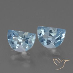 Gemas de Topacio Azul Cielo natural de 2.24 ct, Elegante, VS