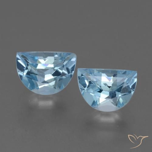 2.15ctw Natural Azul Cielo Topacio, Elegante, VS