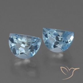 Gemas de Topacio Azul Cielo natural de 2.15 ct, Elegante, VS