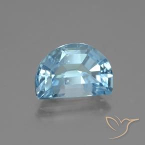 Topacio Azul Cielo natural de 4.54 ct, Elegante, VVS-VS