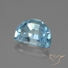 Topacio Azul Cielo natural de 4.94 ct, Elegante, VVS-VS