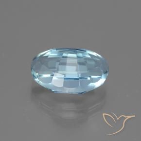 Topacio Azul Cielo natural de 4.94 ct, Elegante, VVS-VS