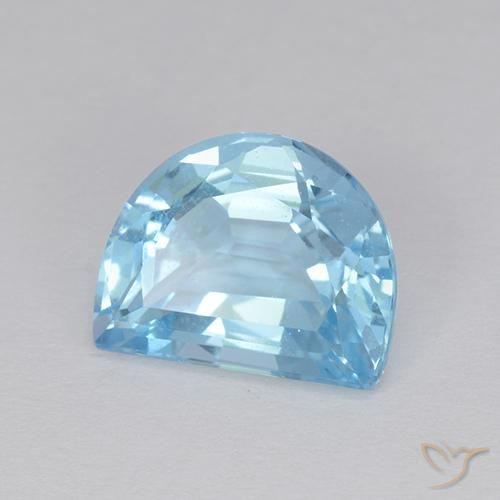 Topacio Azul Cielo natural de 3.48 ct, Elegante, VVS