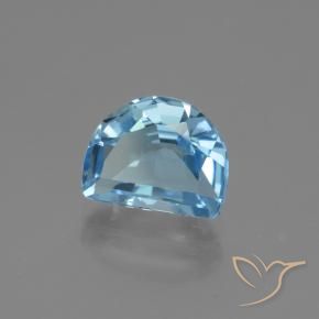 Topacio Azul Cielo natural de 2.80 ct, Elegante, VVS