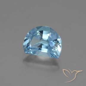 Topacio Azul Suizo natural de 2.30 ct, Elegante, VVS