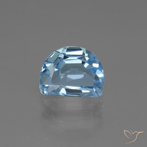 2.91ct Natural Azul Cielo Topacio, Elegante, VVS