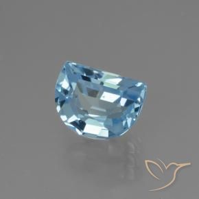 Topacio Azul Suizo natural de 2.82 ct, Elegante, VS