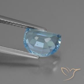 Topacio Azul Suizo natural de 2.82 ct, Elegante, VS