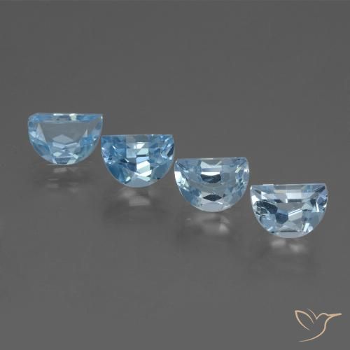 3.52ctw Natural Azul Cielo Topacio, Elegante, VVS-VS