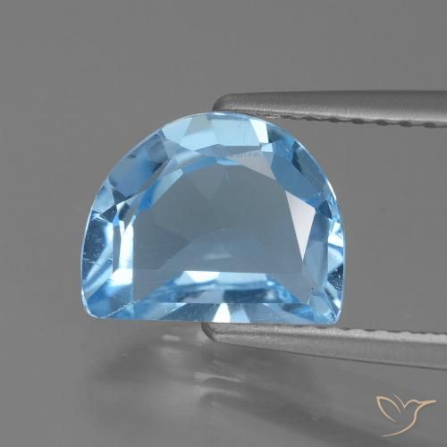 2.46ct Natural Azul Suizo Topacio, Elegante, VVS-VS