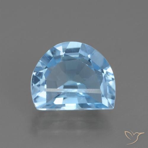 2.27ct Natural Azul Cielo Topacio, Elegante, VVS-VS