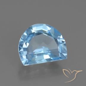 Topacio Azul Cielo natural de 2.27 ct, Elegante, VVS-VS