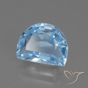 Topacio Azul Suizo natural de 2.63 ct, Elegante, VVS