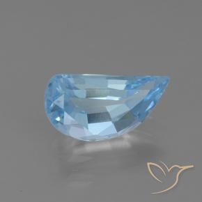 Topacio Azul Cielo natural de 1.49 ct, Elegante, VVS