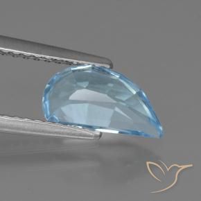 Topacio Azul Cielo natural de 1.49 ct, Elegante, VVS