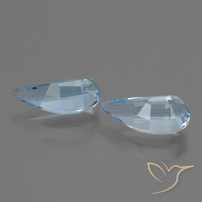 Gemas de Topacio Azul Cielo natural de 2.70 ct, Elegante, VVS