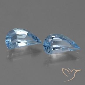 Gemas de Topacio Azul Suizo natural de 2.73 ct, Elegante, VVS-VS