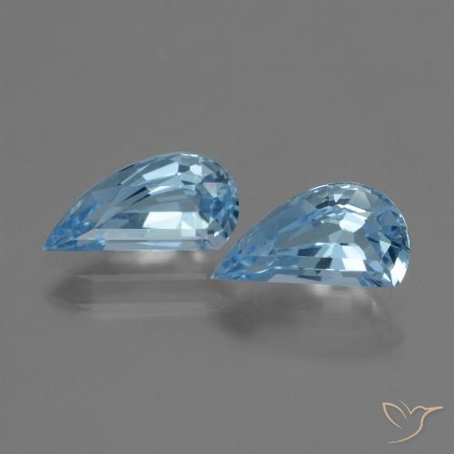 2.84ctw Natural Azul Cielo Topacio, Elegante, VVS-VS