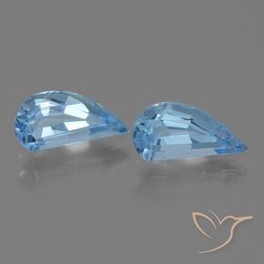 Gemas de Topacio Azul Cielo natural de 2.68 ct, Elegante, VVS