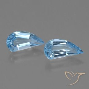 Gemas de Topacio Azul Cielo natural de 2.60 ct, Elegante, VVS-VS