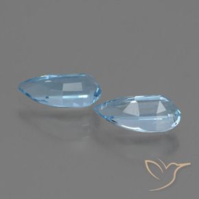 Gemas de Topacio Azul Cielo natural de 2.77 ct, Elegante, VVS-VS
