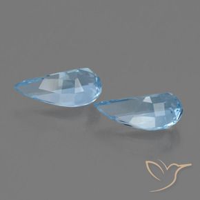 Gemas de Topacio Azul Cielo natural de 2.66 ct, Elegante, VVS