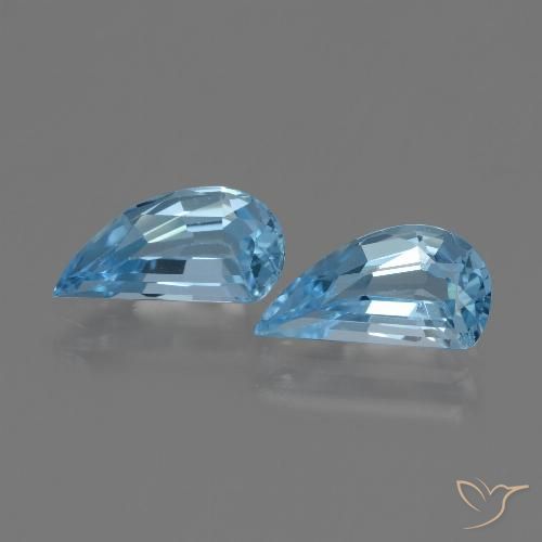2.79ctw Natural Azul Cielo Topacio, Elegante, VVS