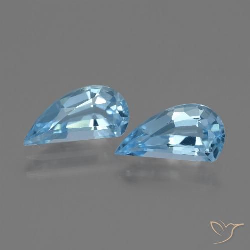 2.58ctw Natural Azul Suizo Topacio, Elegante, VVS-VS