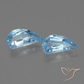 Gemas de Topacio Azul Cielo natural de 2.53 ct, Elegante, VVS