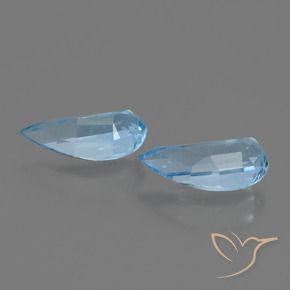 Gemas de Topacio Azul Cielo natural de 2.53 ct, Elegante, VVS