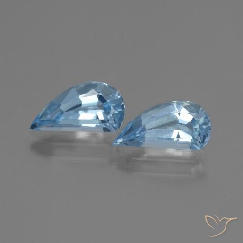 2.73ctw Natural Azul Suizo Topacio, Elegante, VVS