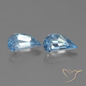 Gemas de Topacio Azul Suizo natural de 2.73 ct, Elegante, VVS