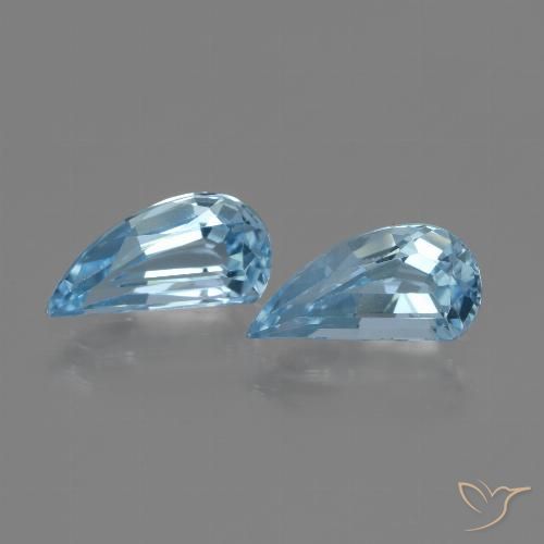 2.65ctw Natural Azul Cielo Topacio, Elegante, VVS-VS