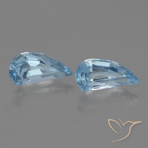 Gemas de Topacio Azul Cielo natural de 2.65 ct, Elegante, VVS-VS