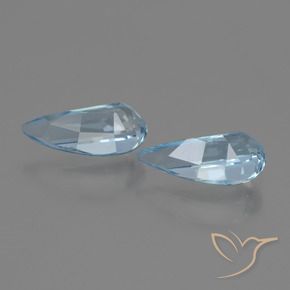 Gemas de Topacio Azul Cielo natural de 2.65 ct, Elegante, VVS-VS