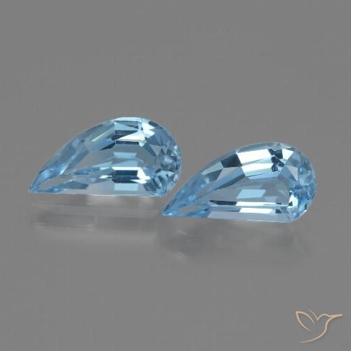 2.65ctw Natural Azul Suizo Topacio, Elegante, VVS-VS