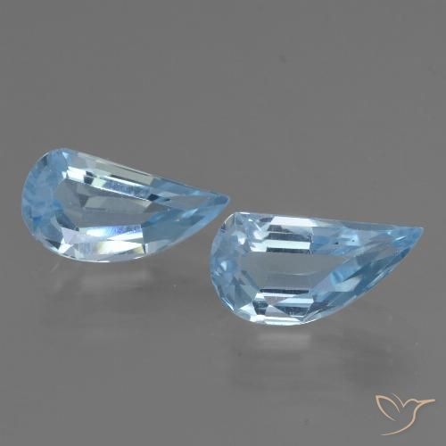 2.81ctw Natural Azul Cielo Topacio, Elegante, VVS-VS