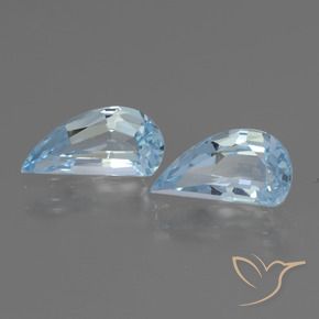 Gemas de Topacio Azul Cielo natural de 2.79 ct, Elegante, VVS-VS