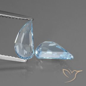 Gemas de Topacio Azul Cielo natural de 2.79 ct, Elegante, VVS-VS