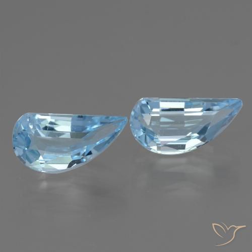 2.77ctw Natural Azul Cielo Topacio, Elegante, VVS