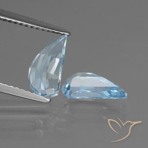 Gemas de Topacio Azul Cielo natural de 2.64 ct, Elegante, VVS