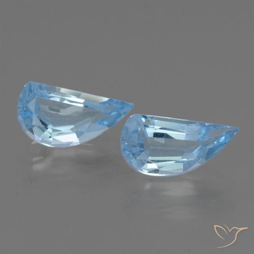 2.78ctw Natural Azul Cielo Topacio, Elegante, VVS