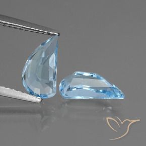 Gemas de Topacio Azul Cielo natural de 2.78 ct, Elegante, VVS