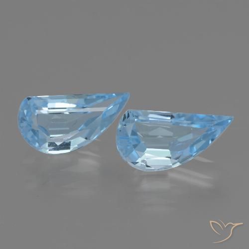 2.67ctw Natural Azul Cielo Topacio, Elegante, VVS